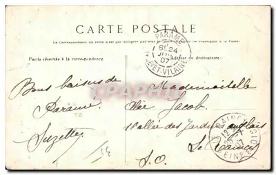 Saint-Malo — a escada dos muros — G.F. n°2847 — Verso