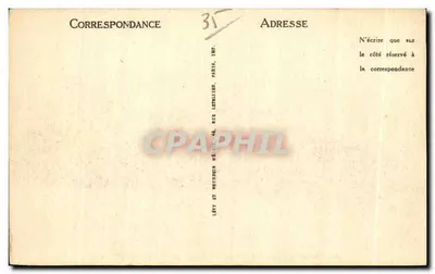 Saint-Malo — A Praia e o Castelo — LL — n° 125 — Verso