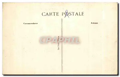 Le Havre — Efekty fal na plaży — G. F., Le Havre — Rewers
