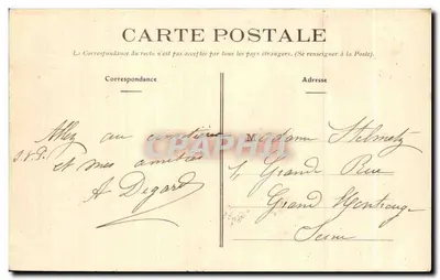 Sainte-Adresse - Efekt fali — Wyd. A.-M. Noël - Havre, n°15 — Rewers
