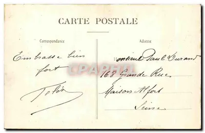 Le Havre — Efecto de ola en mar grueso — Coh & P., Le Havre, n°8 — Reverso