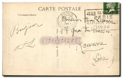 Le Havre — Igreja de Santa Ana — G. F., Le Havre — Verso