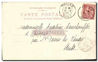 La Porte Saint-Denis — París — K.P. & Z., París, Imp. n° 17 — Reverso