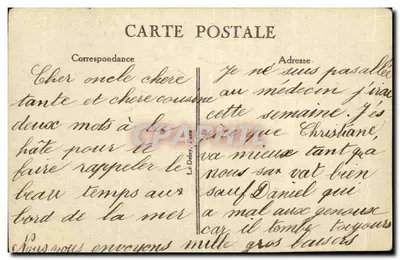 Le Havre — De Mole, een dag van Storm — G. F. Le Havre — Achterkant