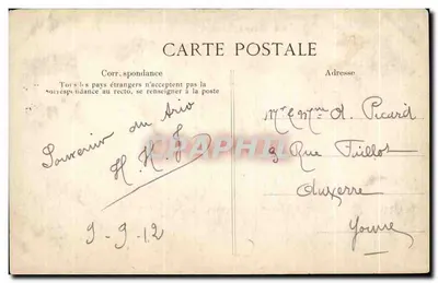 Sainte-Adresse — Uitzicht op de Kliffen en de Hève — Antieke ansichtkaart n°228 — Achterkant