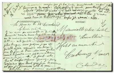 Le Havre — Spadanie skał z falii — LL. — 315 — Rewers