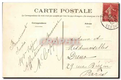 Sainte-Adresse - Kap i Semafory Hève — A.-M. Noël, Ste-Adresse, n°18 — Rewers