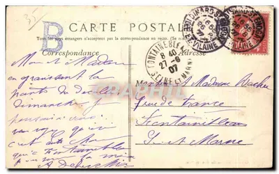 Saint-Lunaire — Le Décollé — G. F. — Kolekcja Germain, starszy syn, St-Malo — Rewers