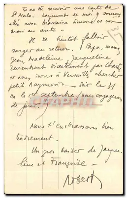 Côte d'Émeraude - Brzegi Rance - Panny Maria z St-Suliac — Rewers