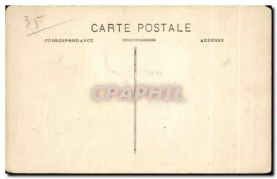 St-SERVAN-sur-MER — Ogólny widok z Vicomté — A. LAMIRÉ, WYDAWCA, RENNES — Rewers