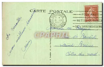 Versailles — Het Park, het Ontvoering van Proserpina door Girardon — Achterkant