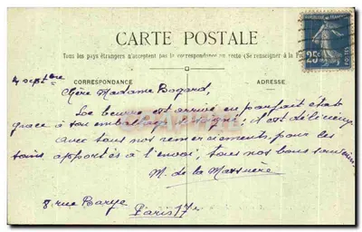 París (6° arr.) - Jardín del Luxembourg - Fuente de Médicis - C. M. n°449 — Reverso