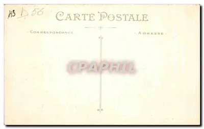 VANNES (Morbihan) — A Vista do Porto e da Rabine — Artaud et Nozais, Nantes — Verso