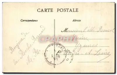 La Roche-Bernard (Morbihan) — Ponte metálica a três léguas da foz da Vilaine — editor Nozais, Nantes — Verso