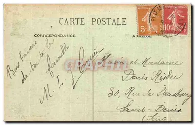 Kaplica Najświętszej Maryi Panny z Larmor — portal z XVI wieku i wieża z 1615 roku — kolekcja H. Laurent, Port-Louis — Rewers