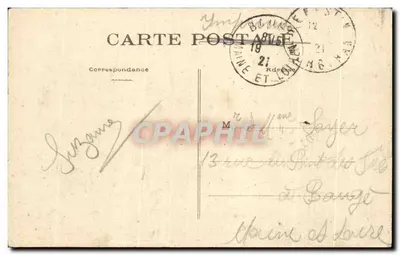 Pénestin (Morbihan) — Rochers e Praia das Três Moças — Fototipia VASSELICR, Nantes — Verso