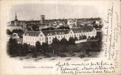 Ploërmel — Vista Geral — Estabelecimentos Fotográficos de Neurdein, Paris