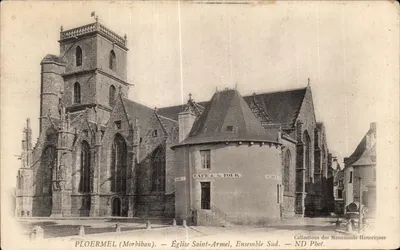 Ploermel (Morbihan) — Igreja de São Armel, Conjunto Sul — Coleções dos Monumentos Históricos — ND Pbot.