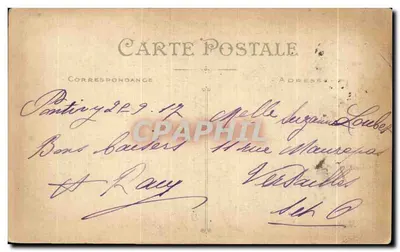 Pontivy — Igreja de São José — Editor não identificado, n° de série 38 — Verso