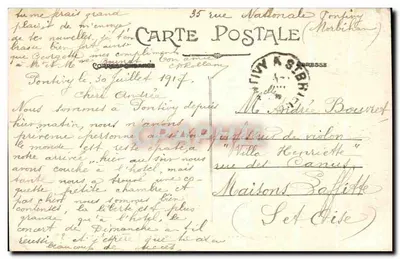 Ponlivy — Ogólny widok z Sapinière de Kerjalotte (106 m n.p.m.) — Artaud et Nozaïs, Nantes — Rewers