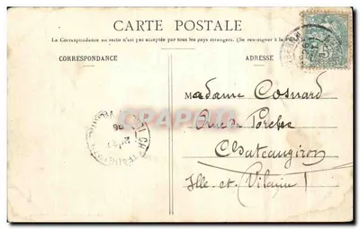 Quiberon — Arc w jaskini Kergroix — kolekcja H. Jarnet, nr 936 — Rewers