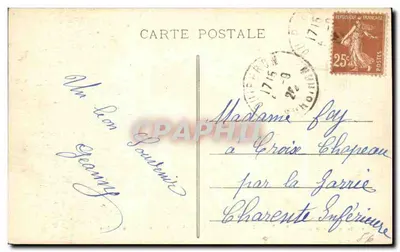 Presqu'île de Quiberon (Morbihan) — Corredores do Claustro — Coleção L. Lanzeleugue, Quiberon — Verso