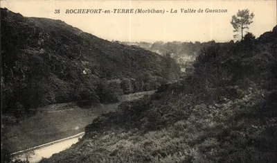 Rochefort-en-Terre (Morbihan) — A Vale de Gueuzon — editor não identificado, n° 38