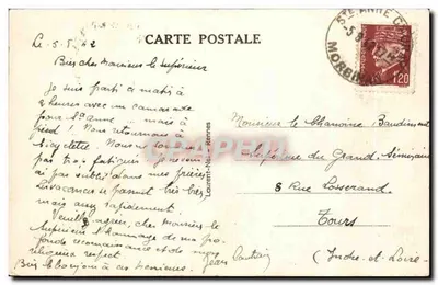 Sainte-Anne-d'Auray — Processão perto da Fonte — Editor: 2455 — Verso