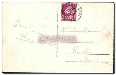 Ste-Anne d'Auray — Kaplica Ste-Anne i Przywilejowany Ołtarz — Stara pocztówka nr 17, wydawca A.R. — Rewers