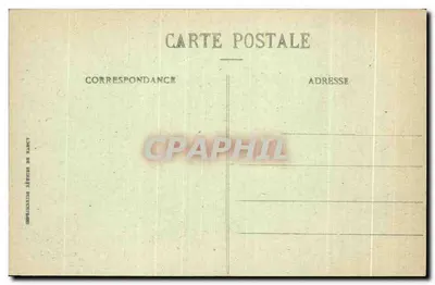 VANNES - O Porto e a Rabine — Editor: Impressora de Vannes, n° 809 — Verso