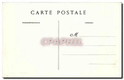 Arredores de Vannes — Ruínas do Castelo de Succinio — Coleção Villard, Quimper — Verso
