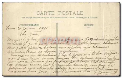 Vannes - De Trompettoren — n° 2835 — Achterkant