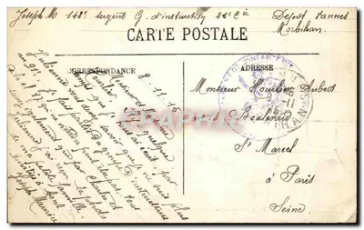 Vannes e sua esposa — Velha Casa que pertenceu a Gilles de Bretagne — LL. — N° 33 — Verso