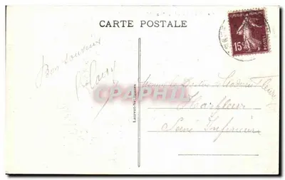 VANNES - Plein Henri-IV — uitzicht op gebouwen en winkels — onbekende uitgever, n° 139 — Achterkant