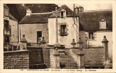 Rochefort-en-Terre (Morbihan) — O Velho Burguês — O Calvário — Graby