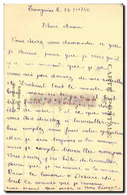 Rochefort-en-Terre (Morbihan) — Porta Cadre — Gaby — Verso