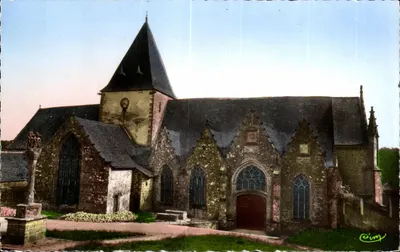 Rochefort-en-Terre — A Igreja e o Calvário — Comlier Impressora