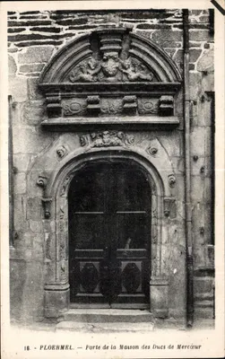 Ploërmel — Porta da Casa dos Duques de Mercœur