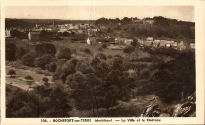 Rochefort-en-Terre (Morbihan) — A Cidade e o Castelo — Gaby