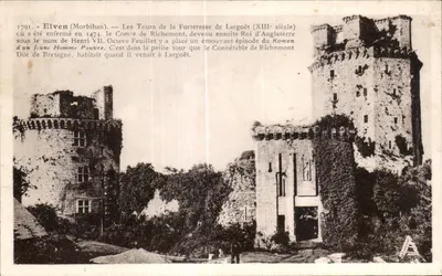 Elven (Morbihan) — As Torres da Fortaleza de Largoët (século XIII) — Laurent-Néfiennes