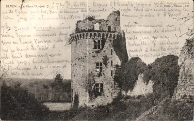 Elven - O Velho Castelo — ruínas de um castelo fortificado — C. L. Photo, Vannes 129