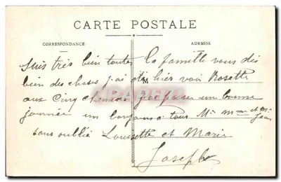 Salon zamku — Josselin — wyd. N. Nozais, nr 29 — Rewers