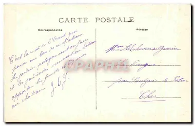 Josselin — Zamek — Wyd. J.ve Chamarre, Plœrmel (Morbihan) — Rewers