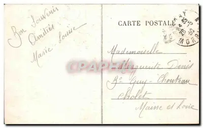 Ste ANNE-d'AURAY — Widok Bazyliki i Esplanady — Wyd. Guingo-Josse — Rewers