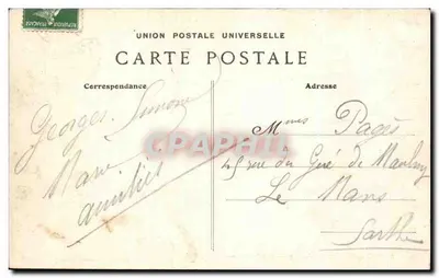 Sainte-Anne-d'Auray — Widok wewnętrzny klasztoru — Collection VITRUB, Québaper — Rewers