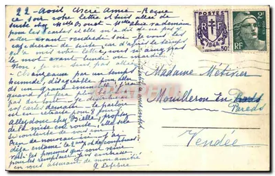 Vannes - Katedra św. Patern — widok ulicy z wydawcą CPAH — Rewers