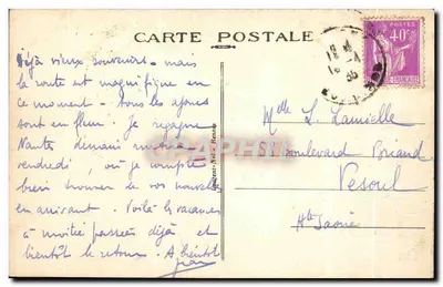 Lorient — Wejście do Portu Wojennego — wydawca Lorient, n° 737 — Rewers