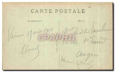 VANNES — General View — Unknown Publisher, No. 153 — Back