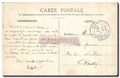 VANNES - Kolegium Julesa-Simona — Zbiór H. Laurent, Port-Louis, nr 959 — Rewers