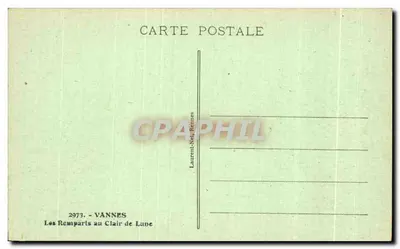 Wzgórza przy świetle księżyca — VANNES — Laurent-Nol, Rennes, n°2973 — Rewers
